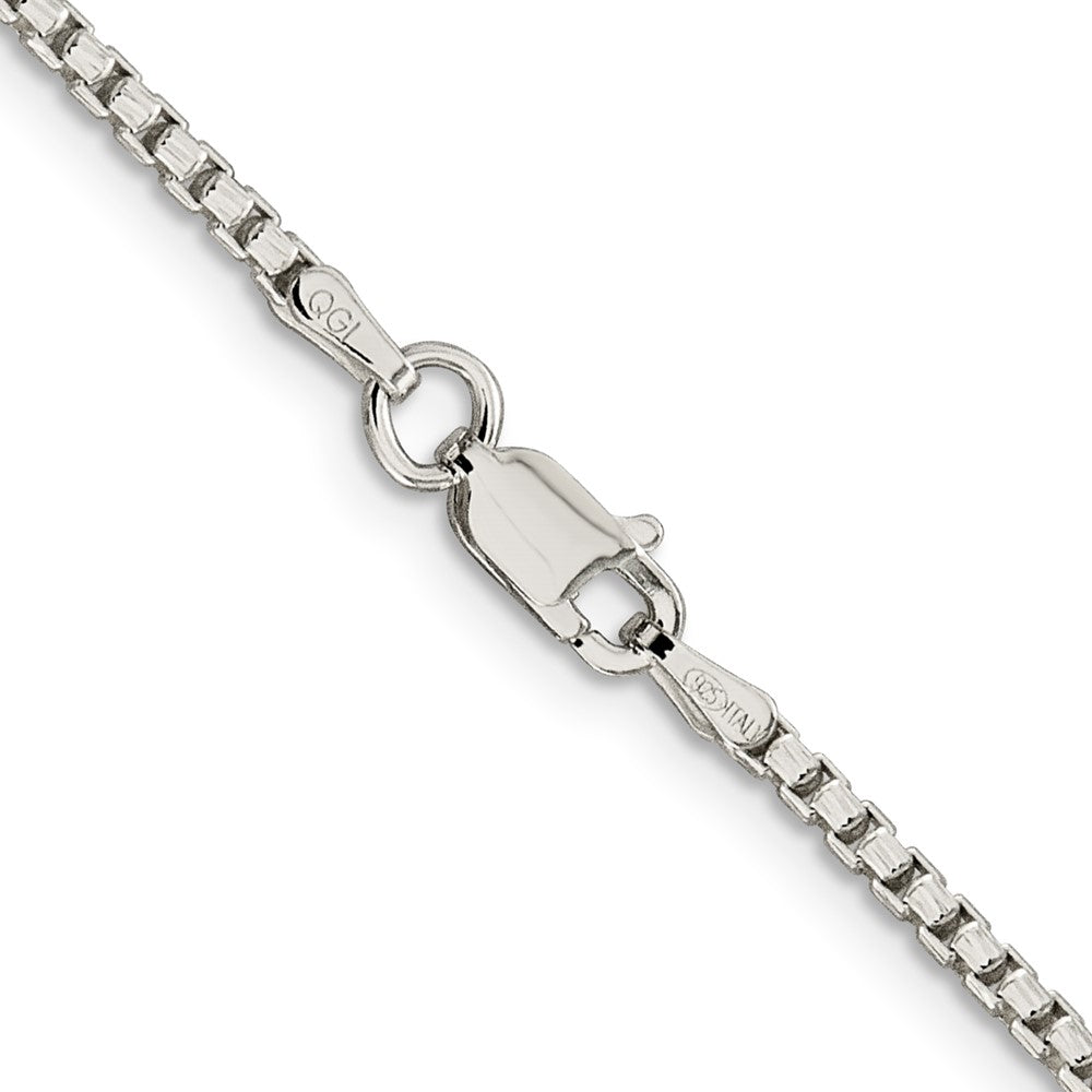 Buy 2mm Diamond-Cut Round Box Chain in Sterling Silver | Stylish & Affordable