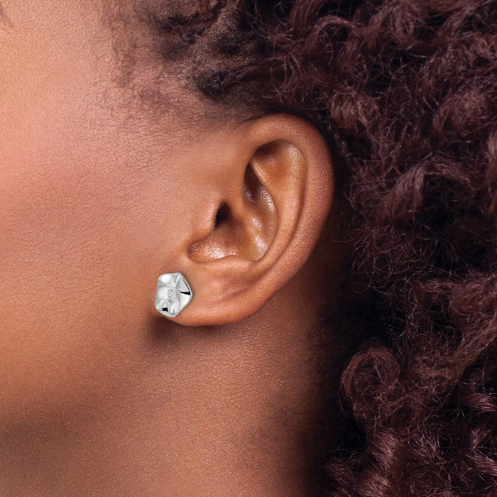 Shop Exclusive White Ice Rhodium-Plated Sterling Silver Diamond Earrings, 1.5"-3