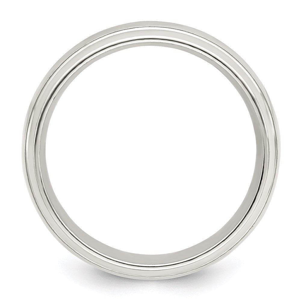 Buy Exclusive 6mm Polished Sterling Silver Domed Band - Stylish Size 8.5