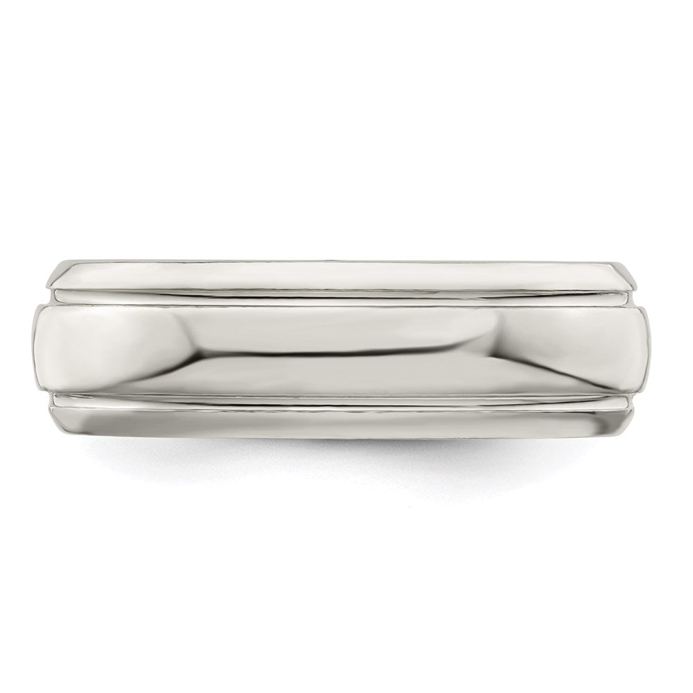Order Stylish 6mm Polished Sterling Silver Band - Size 8, Affordable Luxury