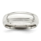 Exclusive 6mm Polished Sterling Silver Band - Stylish Grooved Edges, Size 9-12