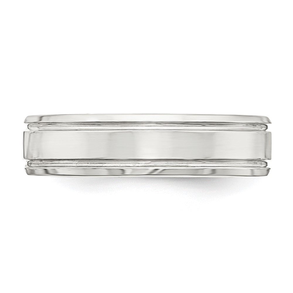Buy Stylish Sterling Silver 6mm Polished Fancy Ring - Size 11.5, Affordable!