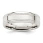 Buy Stylish 6mm Polished Sterling Silver Fancy Band - Size 8, Affordable Price!-10