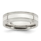 Designer Polished Sterling Silver 6mm Flat Band - Size 10, Stylish Value-1