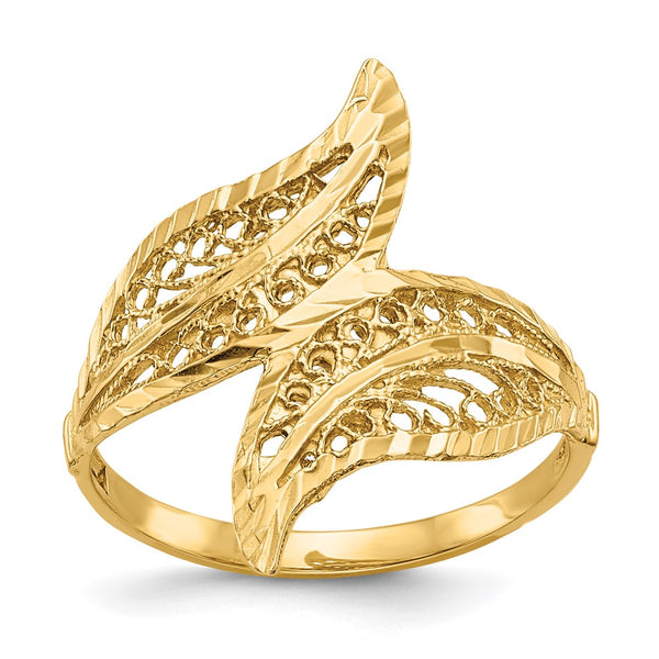 14K Gold Filigree Ring