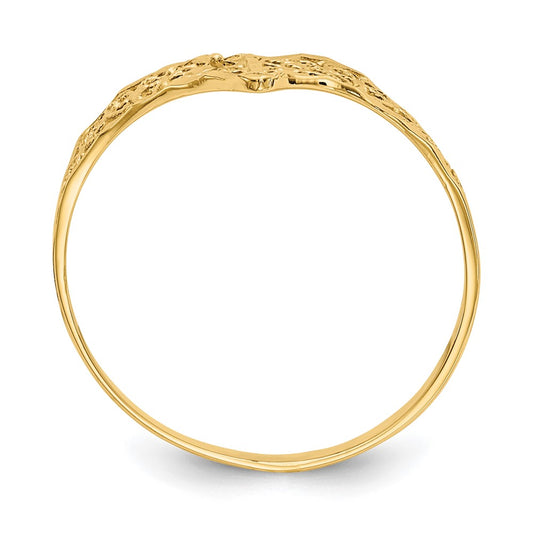 Shop 14K Diamond-Cut Filigree Band Ring - Stylish & Affordable Luxury Jewelry