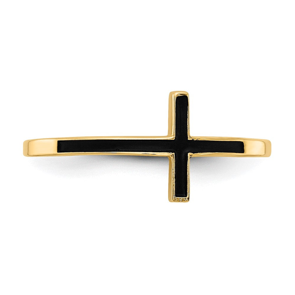 Buy 14K Vintage-Inspired Sideways Cross Ring | Stylish & Affordable Jewelry