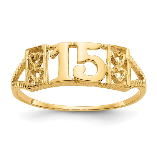 Buy Exclusive 14K Gold Ring - Size 15, Stylish Luxury Jewelry at Great Value