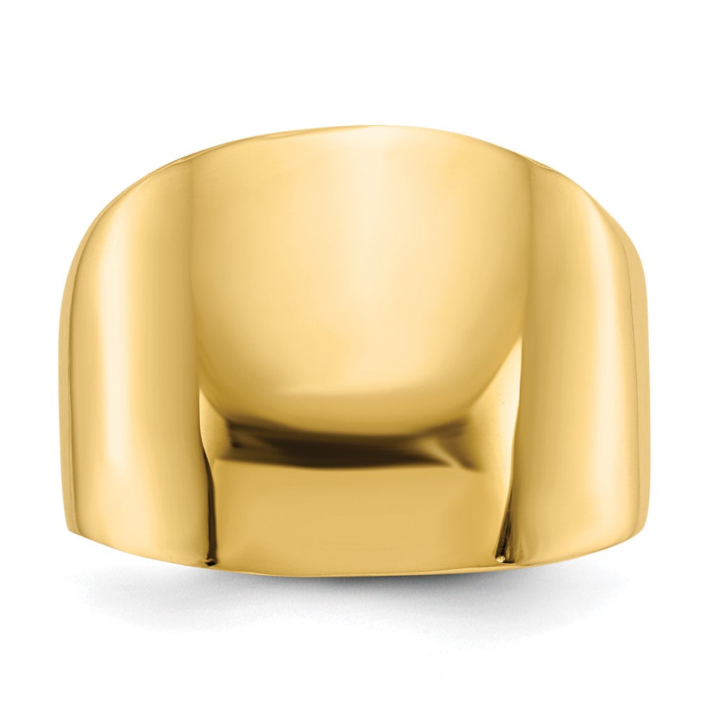 Shop 14K Gold Polished Domed Ring - Stylish, High-Quality Design, Affordable Price