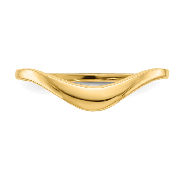 Buy Stylish 14K Polished Dome Band Ring - Affordable Luxury, Perfect Fit-4