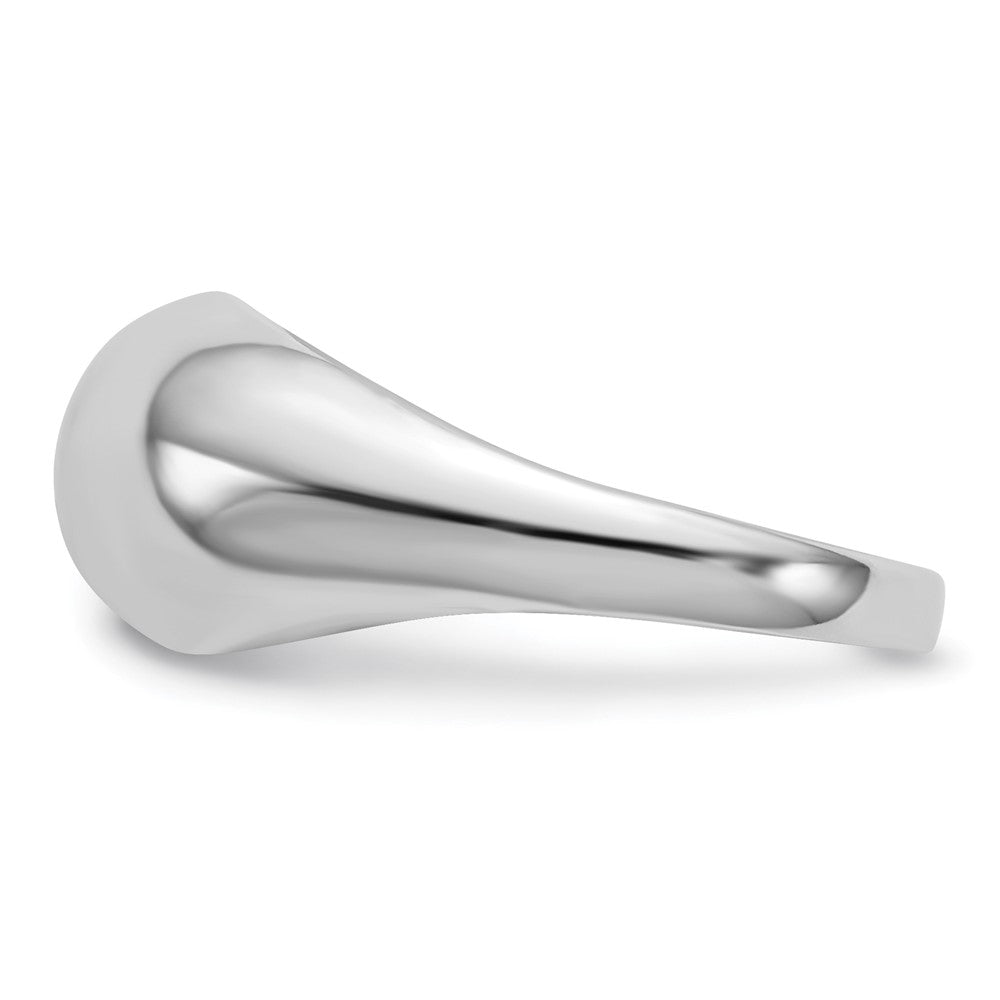 Shop Exclusive 14K White Gold Smooth Dome Ring - Stylish & Affordable Luxury