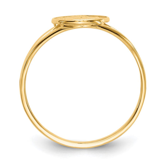 Buy Exclusive 14K Polished Angel Wing Ring - Stylish & Affordable Jewelry