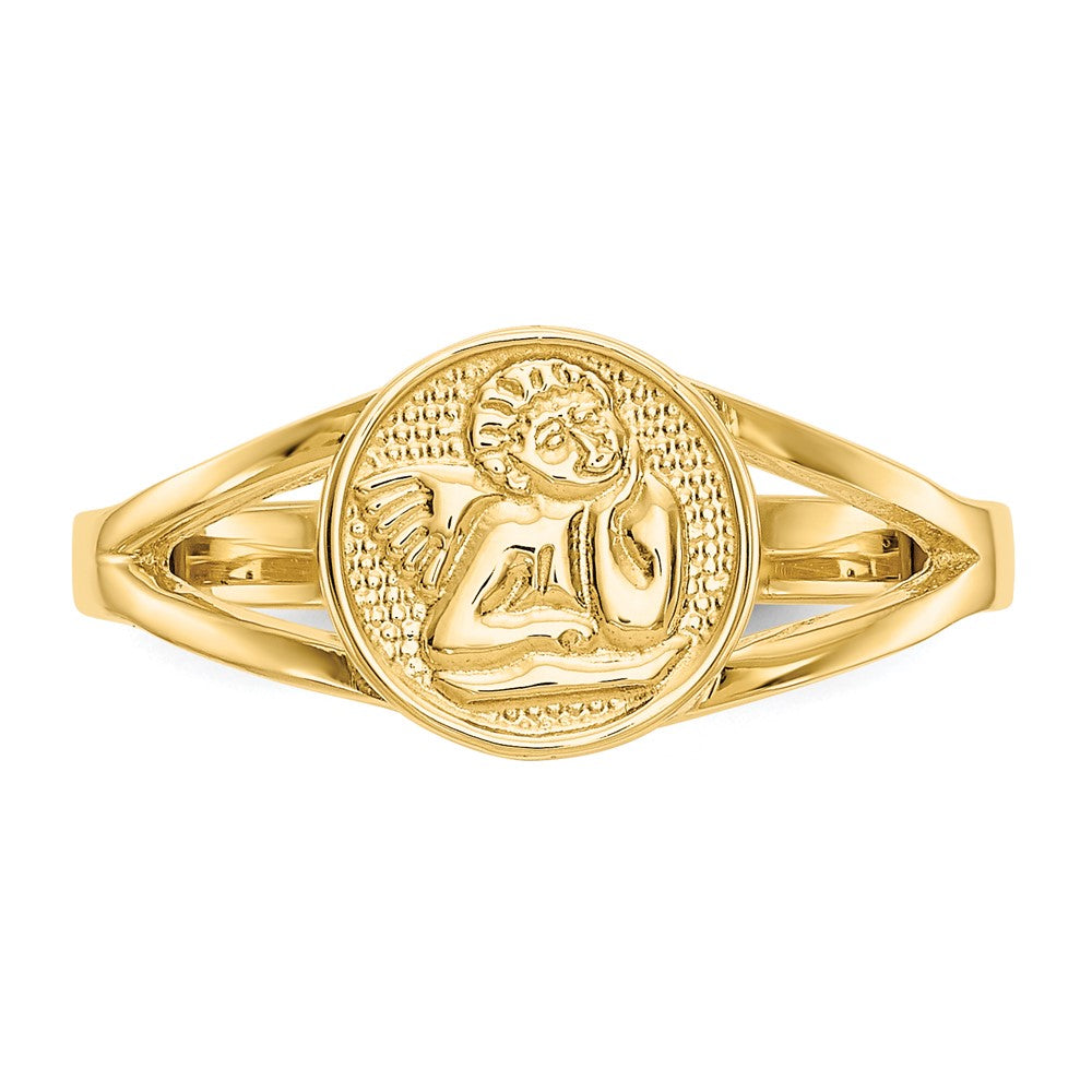 Buy Exclusive 14K Polished Angel Wing Ring - Stylish & Affordable Jewelry