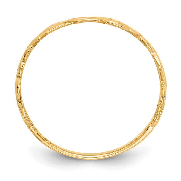 14K Gold Polished Mother's Ring