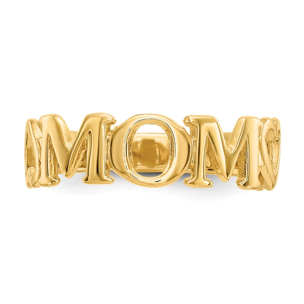 High-Quality 14K Gold Polished Mother's Ring - Stylish & Affordable Luxury