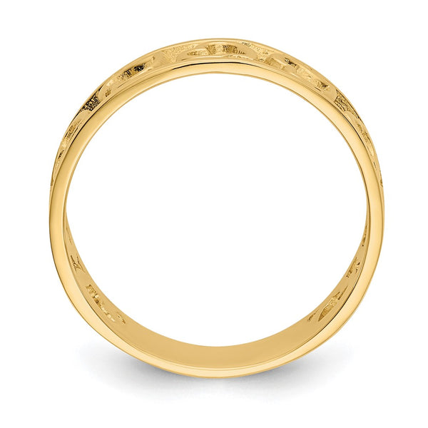 14K Gold Heart-Shaped Ring - Style GR1-1019424