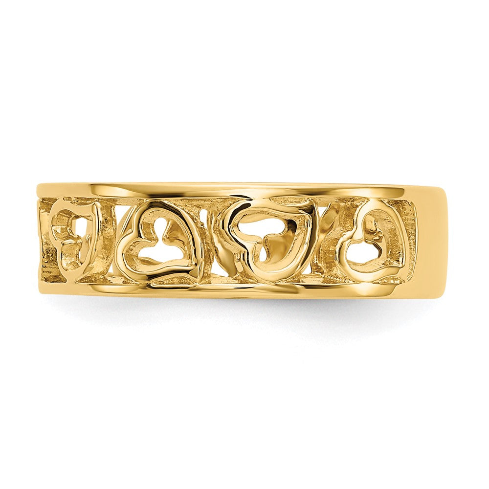 Shop Exclusive 14K Gold Heart-Shaped Ring - Stylish and Affordable Elegance!