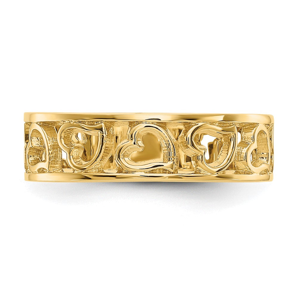 Shop Exclusive 14K Gold Heart-Shaped Ring - Stylish and Affordable Elegance!