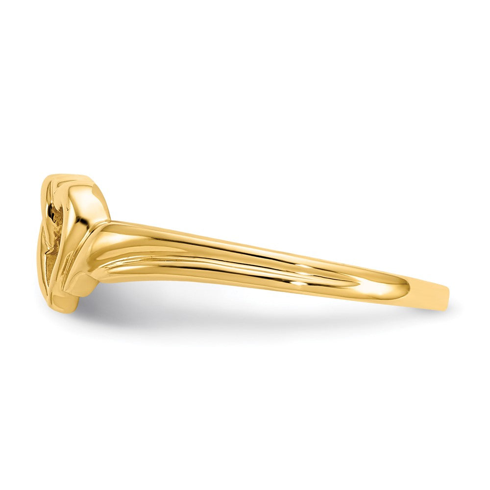 Shop Stylish 14K Gold Heart-Shaped Ring - Exclusive Design, Affordable Luxury