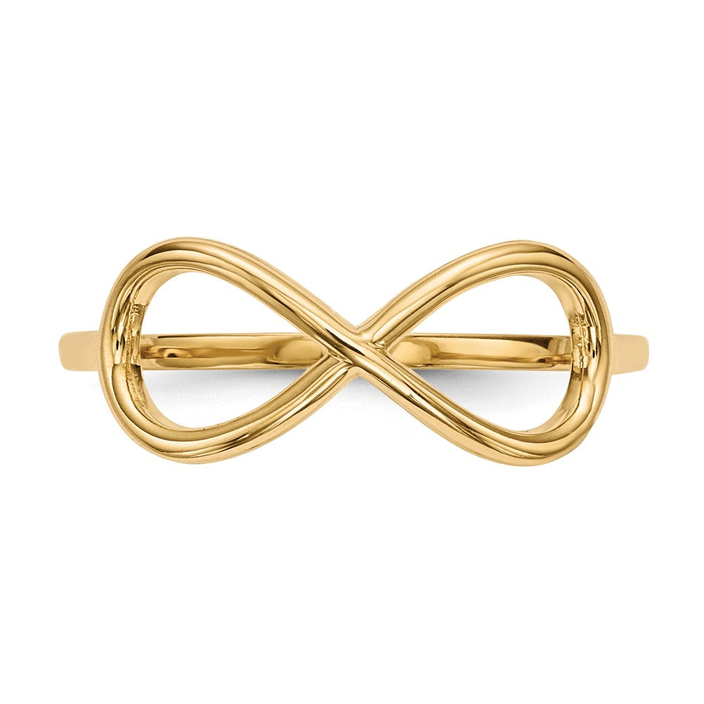 High-Quality 14K Gold Shiny Infinity Band - Stylish Design for Every Occasion