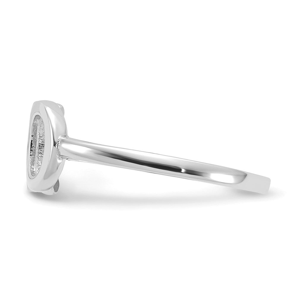 Shop Stylish 14K White Gold X-O Ring - Polished, 0.85mm, Luxury Design!