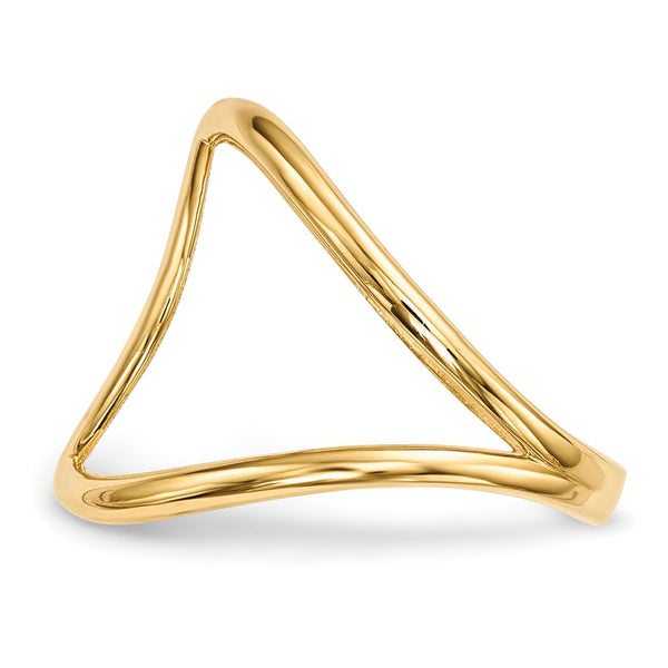 14K Gold Shiny Polished Ring
