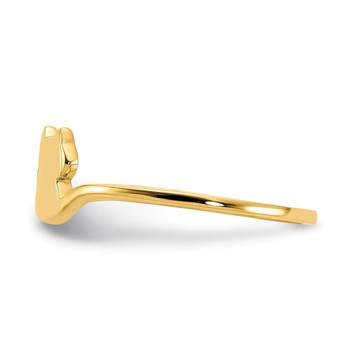 Shop Stylish 14K Gold Adjustable Cat Cuff Ring - Exclusive Design, Affordable Luxury-3
