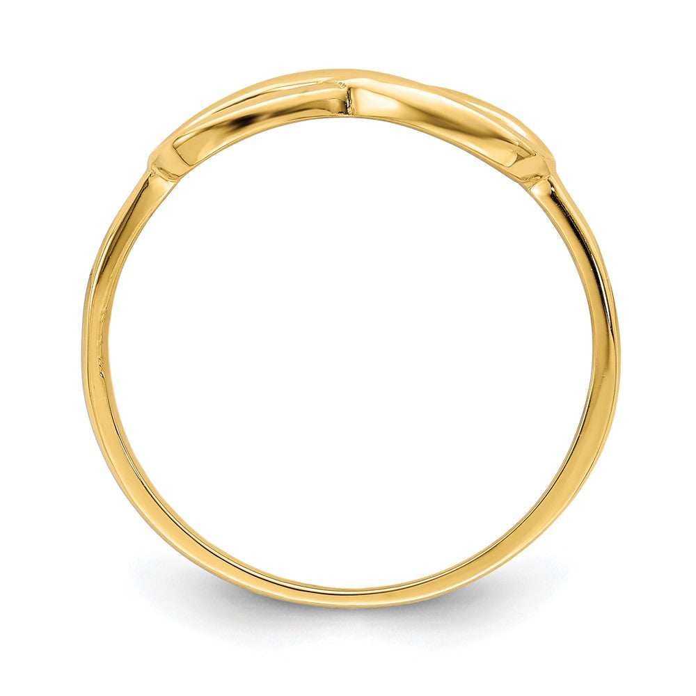 Exclusive 14K Gold Infinity Band - Stylish Design, Affordable Luxury Ring
