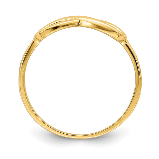 Exclusive 14K Gold Infinity Band - Stylish Design, Affordable Luxury Ring