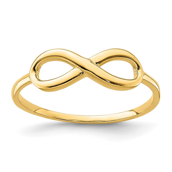 14K Gold Infinity Band, Ring