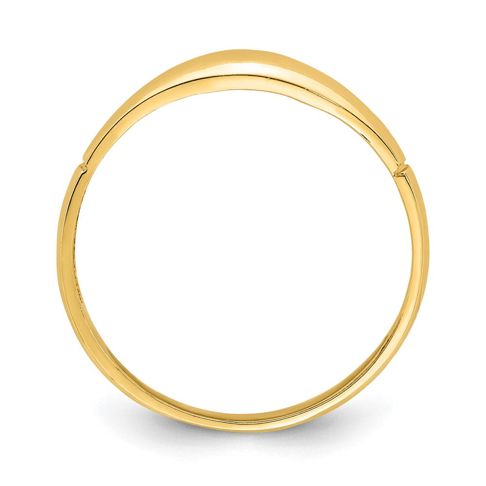 High-Quality 14K Diamond-Cut Band Ring - Stylish and Affordable Luxury Jewelry