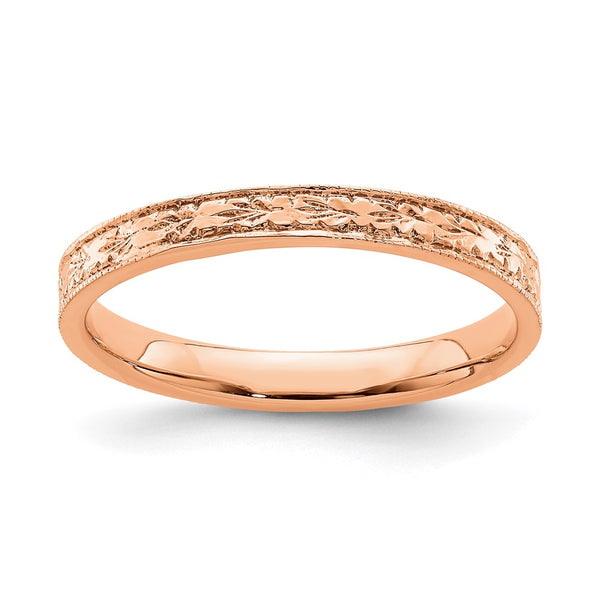 14K Rose Gold Floral Ring - Style GR1-1010280