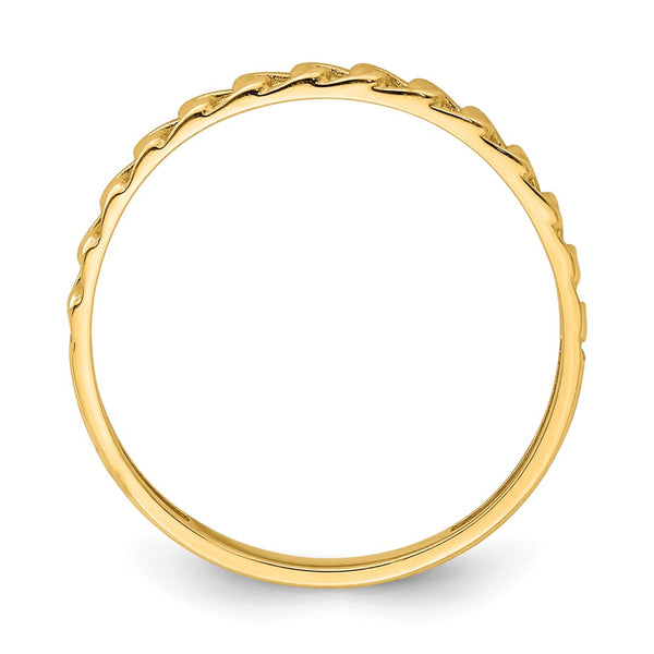 14K Gold Link Design Ring - Style GR1-1019527
