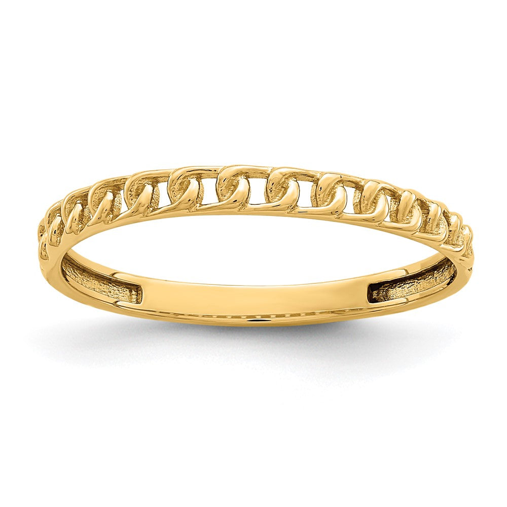 Buy Stylish 14K Gold Link Design Ring - High-Quality & Affordable Luxury