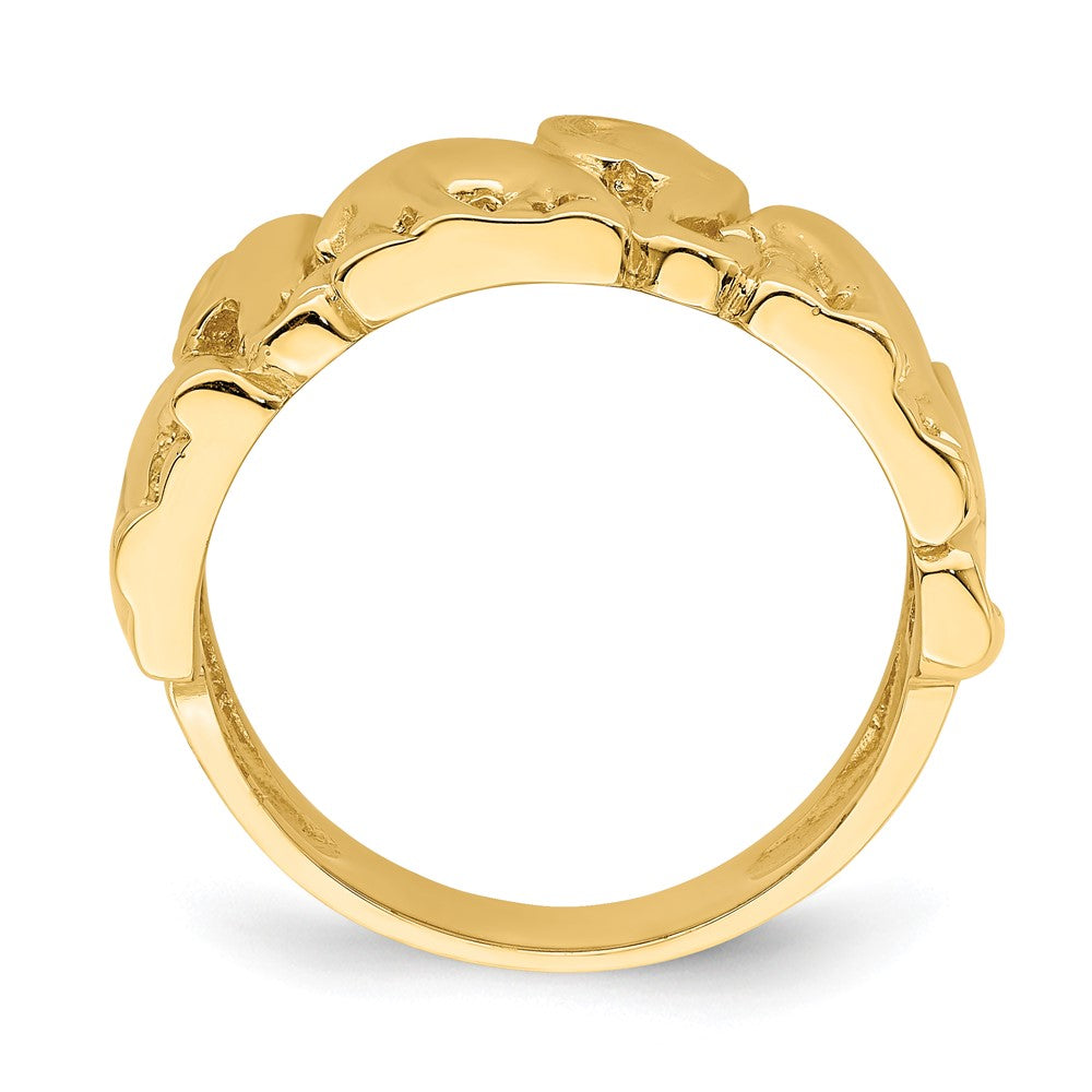 Shop Exclusive 14K Gold Polished Elephant Ring | Stylish Jewelry at an Affordable Price