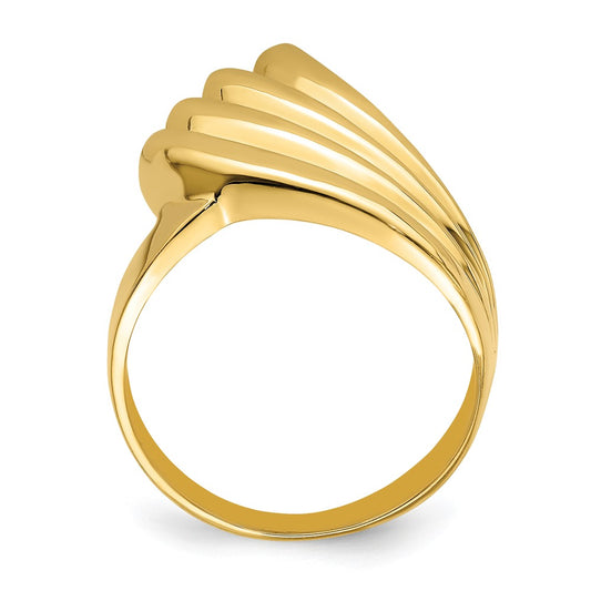 Buy 14K Gold Polished Mermaid Tail Ring - Stylish Design, Affordable Luxury