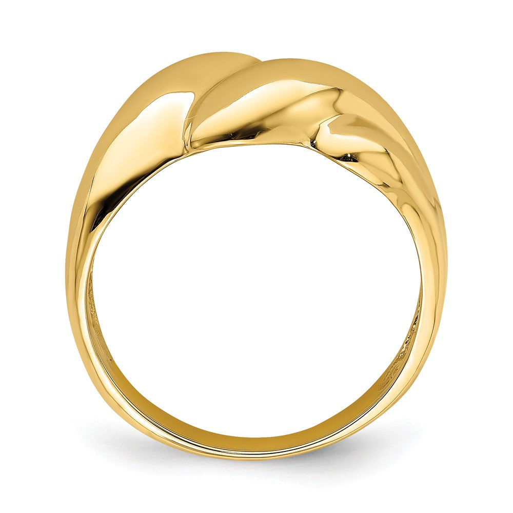 Buy 14K Polished Fashion Dome Band Ring - Stylish Design, Affordable Luxury