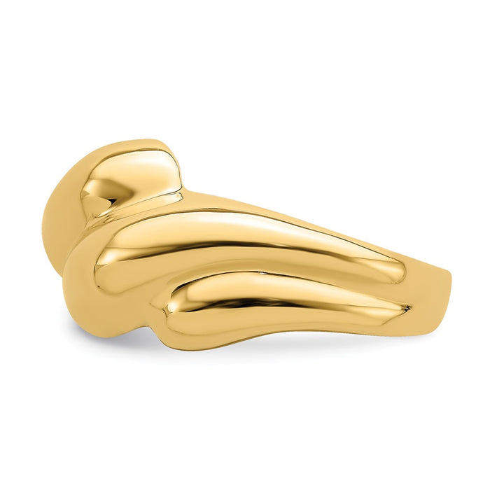 Buy 14K Polished Fashion Dome Band Ring - Stylish Design, Affordable Luxury-3