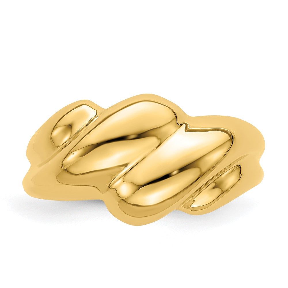 Buy 14K Polished Fashion Dome Band Ring - Stylish Design, Affordable Luxury