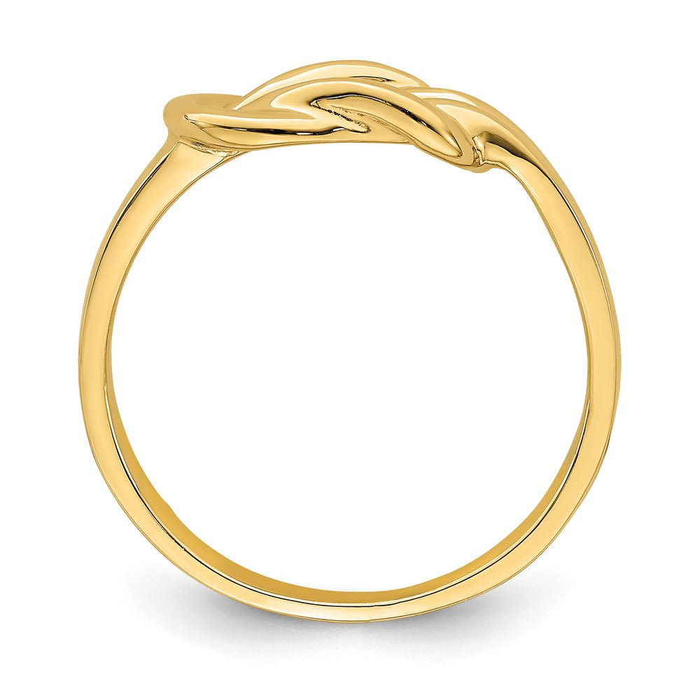 Shop Stylish 14K Gold Polished Freeform Love Knot Ring - Exclusive Design