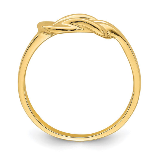 Shop Stylish 14K Gold Polished Freeform Love Knot Ring - Exclusive Design