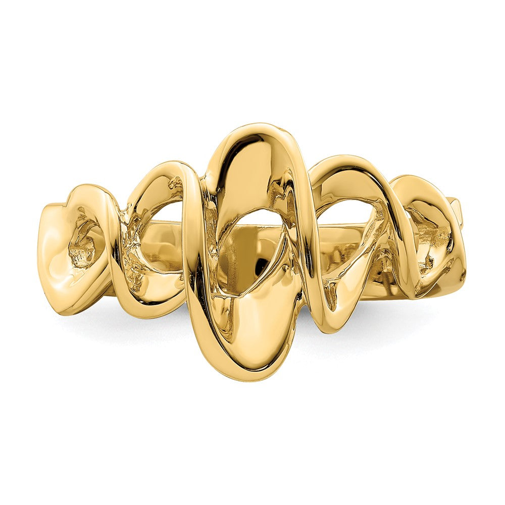 High-Quality 14K Gold Freeform Cut-Out Ring | Stylish & Affordable Design