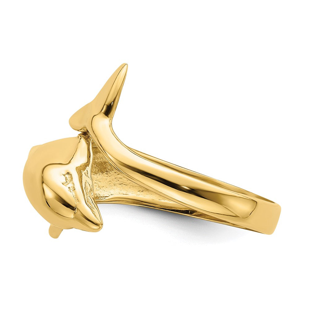 Buy Exclusive 14K Gold Polished Dolphin Ring - Stylish Design, Affordable Luxury
