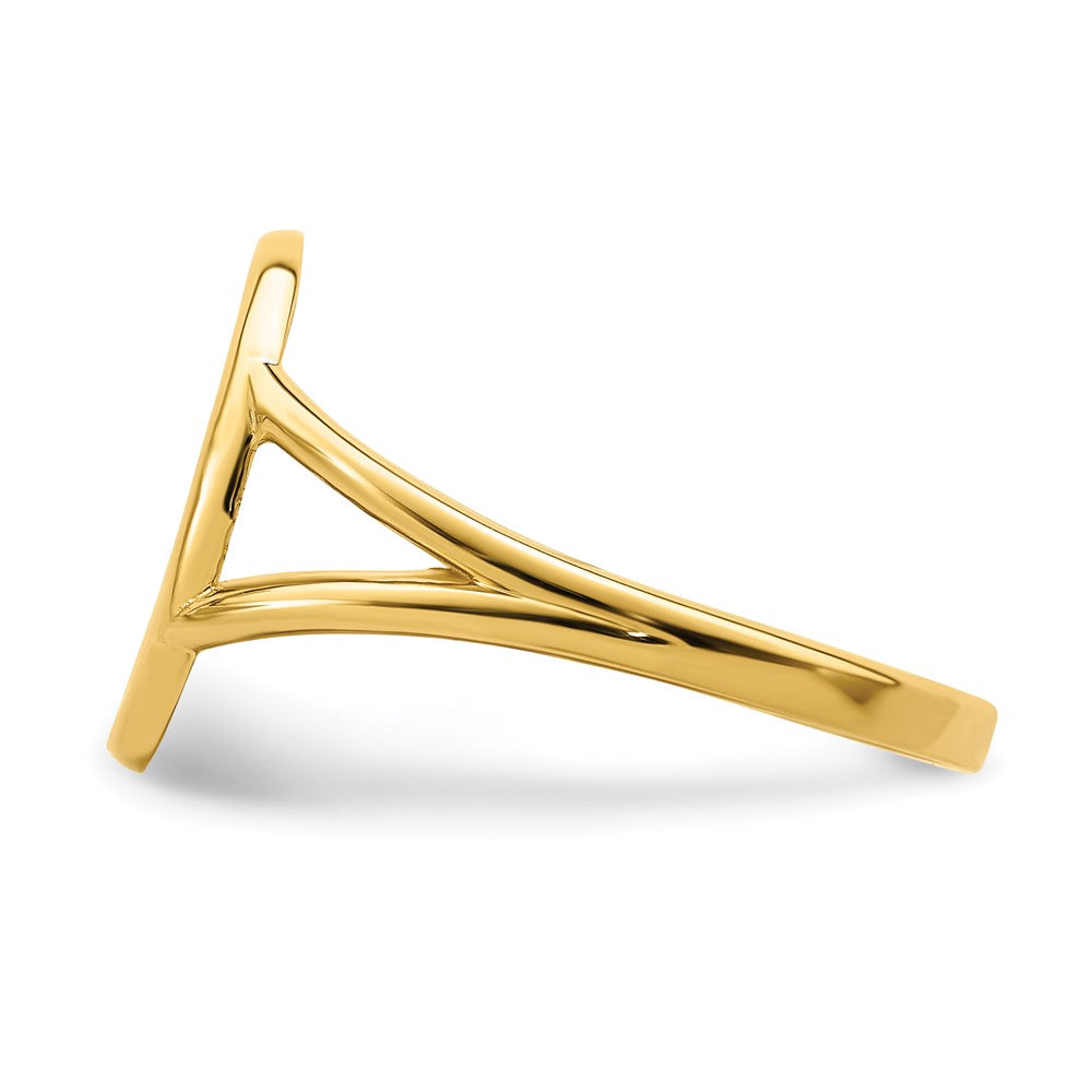 Shop Stylish 14K Polished Circle Ring with Tree of Life Design - Affordable Luxury