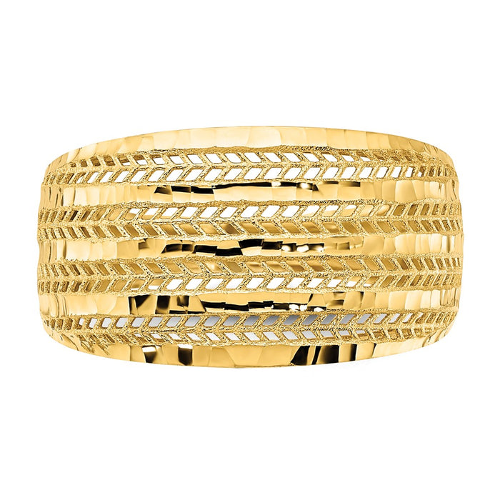 Shop Exclusive 14K Polished Elegant Fancy Ring - Stylish Design, Affordable Price-4