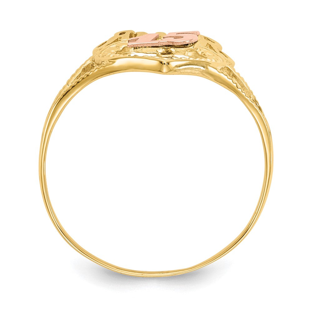 Shop Exclusive 14K Two-Tone Heart Ring with 15 Charms | Stylish Luxury