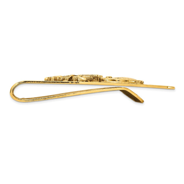 Gold-tone "God Is With You" Money Clip - Faith Symbol