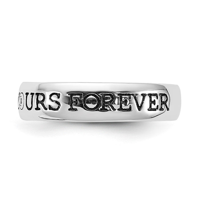High-Quality Sterling Silver Diamond Engagement Ring - Stylish & Affordable!-3