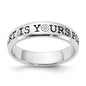 Exclusive Sterling Silver Diamond-Studded Ring - Stylish & Affordable Luxury-1