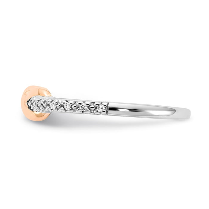 Shop Exclusive 10K Two-Tone Diamond Ring with Sterling Silver Accent - Stylish Value-3